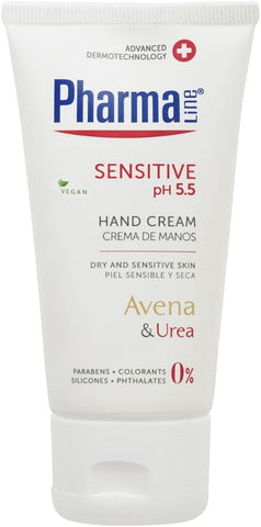 PharmaLine Sensitive Hand & Nail Cream 75ML