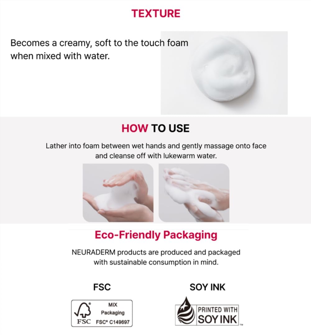 Neuraderm Calming Foaming Cleanser - 100ml Face Cleanser