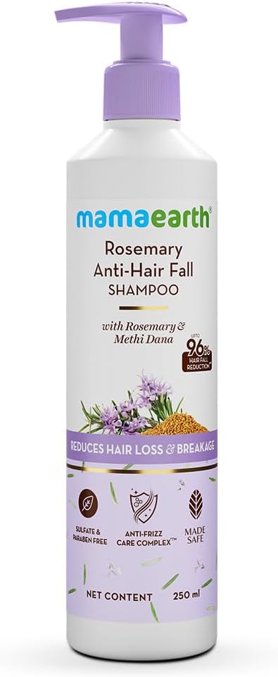 Mamaearth Rosemary Anti-Hair Fall Shampoo with Methi Dana, 250ml