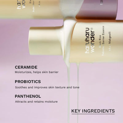 Haruharu Black Rice Probiotics Barrier Essence - Strengthen & Soothe - 30ml - Image 3