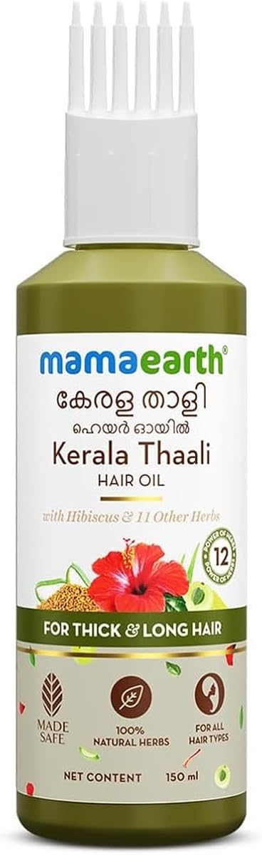Mamaearth Kerala Thaali Hair Oil with Herbal Infusion - 150ml