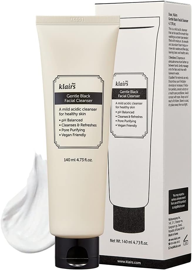 Dear Klairs Gentle Black Facial Cleanser - 140 mL