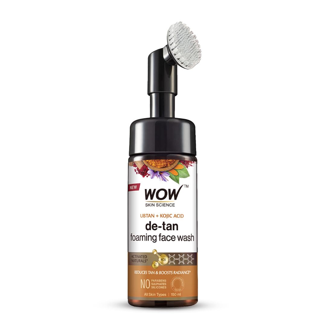 WOW Skin Science Ubtan Foaming Face wash with Brush 150ml