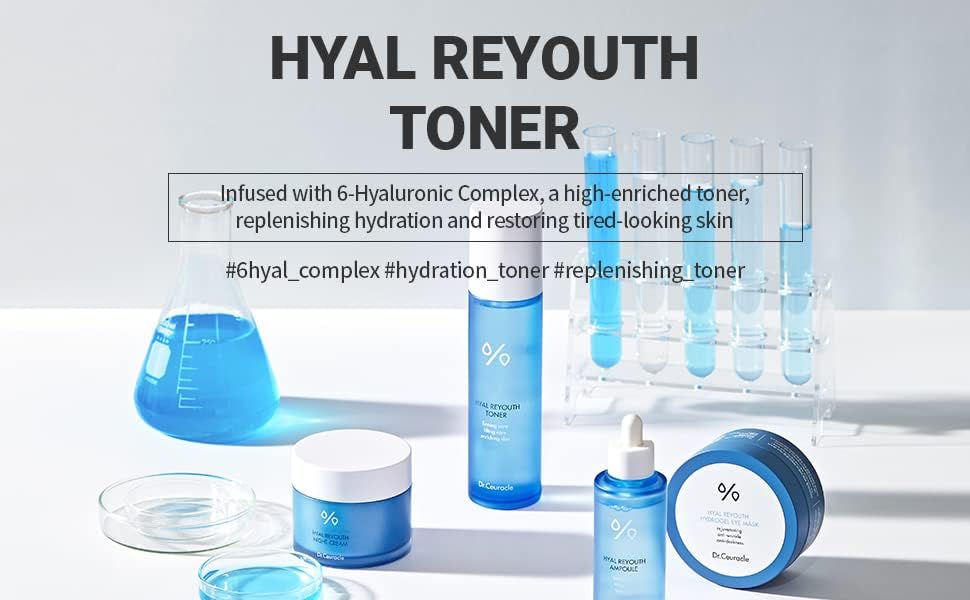 Dr.Ceuracle Hyal Reyouth Toner - 6-Hyaluronic Complex, 120ml - Image 2