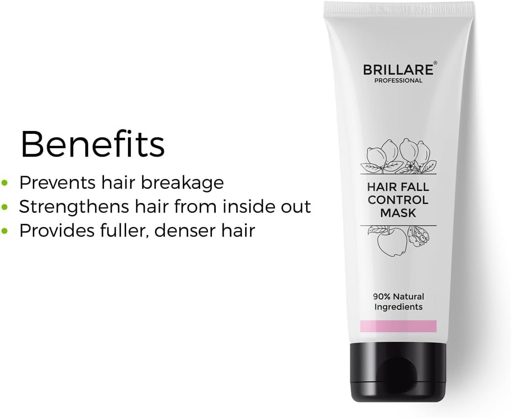 Brillaire Hair Fall Control Mask with Apple & Soya Protein - 125ml - Image 3