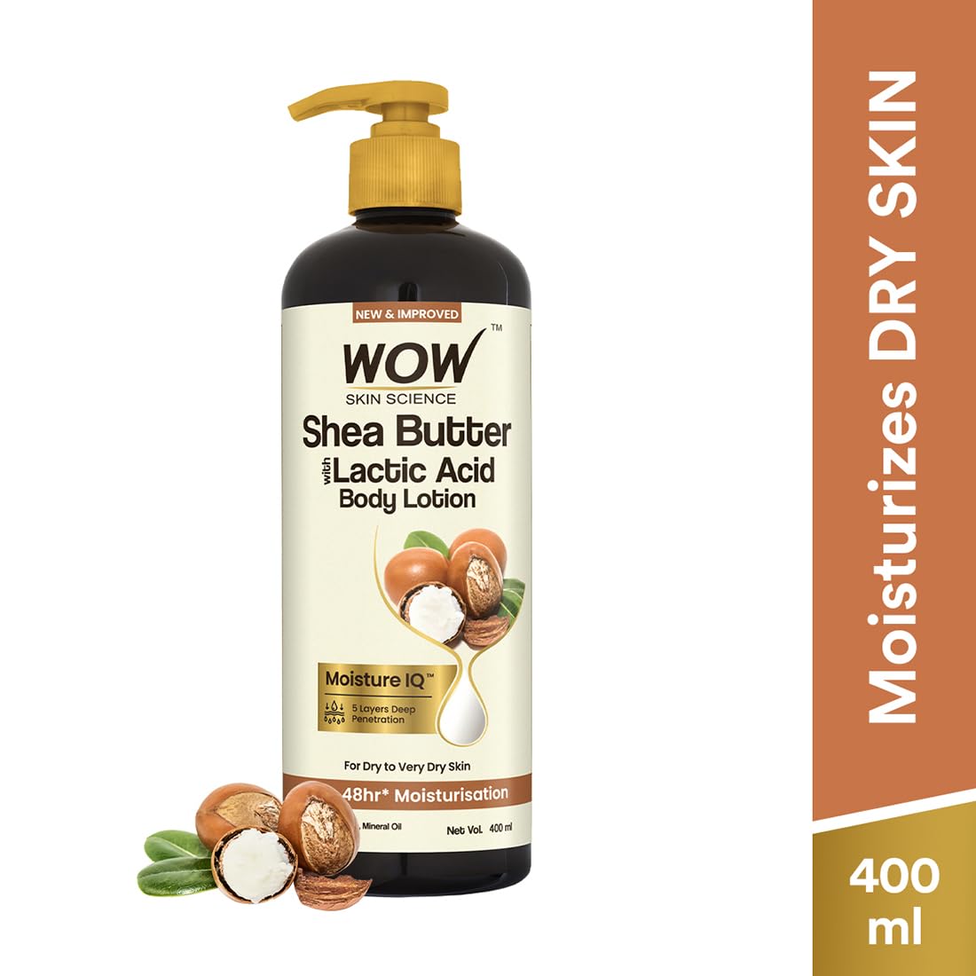Wow Skin Science Shea & Cocoa Butter Body Lotion - 400 ML - Image 2