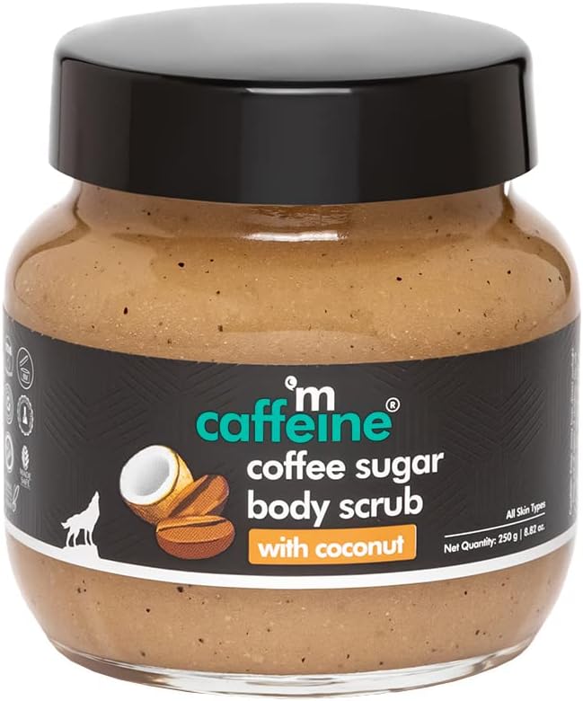 mCaffeine Coffee Sugar Body Scrub with Coconut - 200g