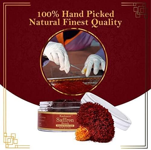 Vedapure A+ Grade Kashmiri Saffron Threads - 5g Pack - Image 2