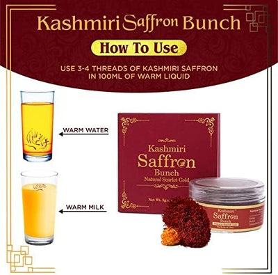 Vedapure A+ Grade Original Kashmiri Saffron with Yellow Threads - 5g Pack of 2 - Image 7