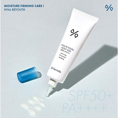 Dr.Ceuracle Hyal Reyouth Moist Sun - SPF50+ PA++++ Hydrating Sunscreen with Hyaluronic Acid, Niacinamide, 50ml - Image 2