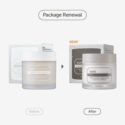 Dear Klairs Fundamental Water Gel Cream - Face Moisturiser, 70g - Image 2