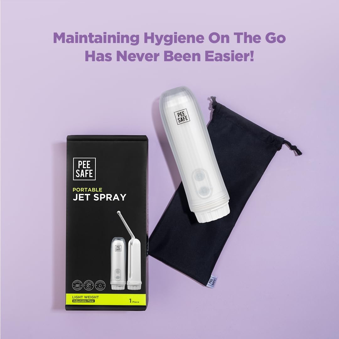 Pee Safe Portable Jet Spray - Compact Toilet Bidet with 140ml Tank - Image 2