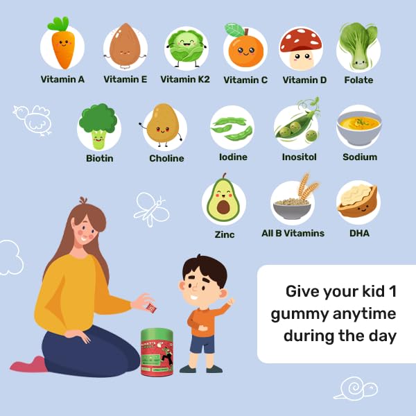 What's Up Multivitamin Gummies for Kids - 30 Days Pack (Ages 5-17)