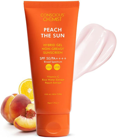 Conscious Chemist Peach The Sun Sunscreen SPF 50 PA++++ - 50g