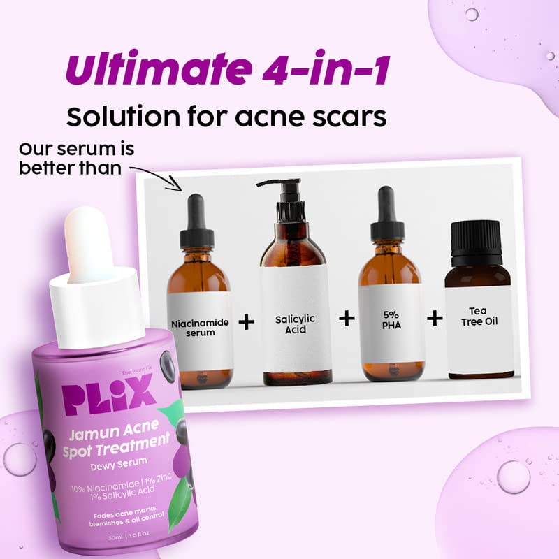 Plix Jamun Acne Marks Treatment Dewy Serum - 30 ml - Image 2