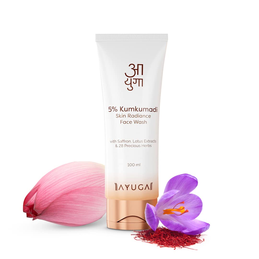 Ayuga Kumkumadi Face Wash - Skin-Nourishing Cleanser - 100ml