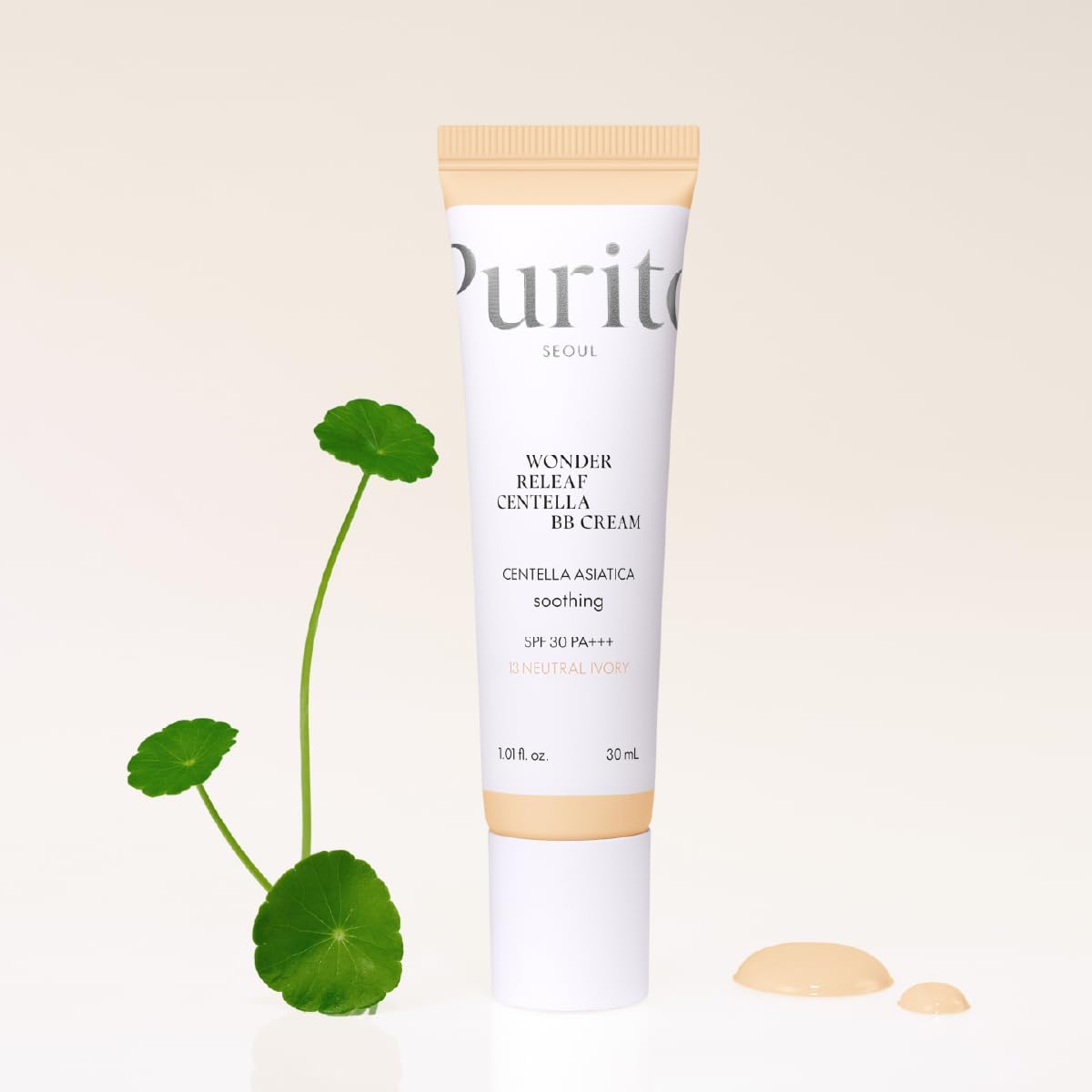 Purito Wonder Releaf Centella BB Cream SPF 30 PA+++ Natural Beige 30ml - Image 2