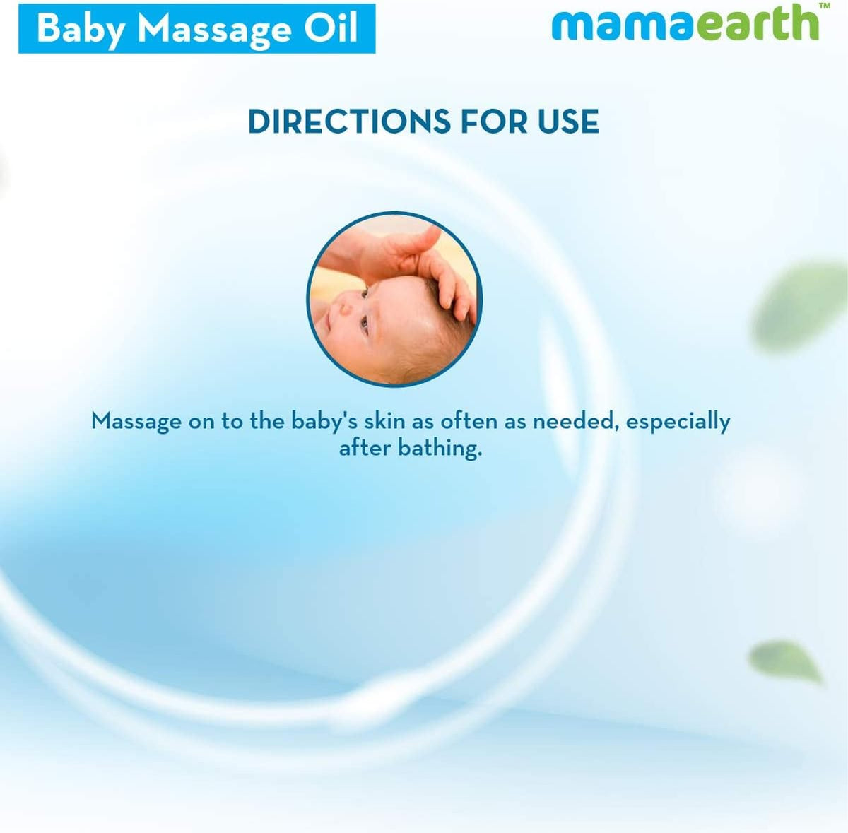 Mamaearth Baby Massage Oil - 100% Natural Ingredients, Dermatologically Tested, 200ml - Image 5