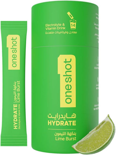OneShot Hydrate Lime Burst 14s
