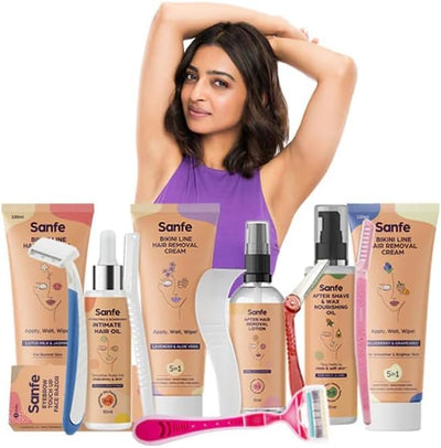 Sanfe Hair Removal Gel with Aloe Vera & Coconut Extracts - 100ml - Image 7