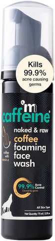 mCaffeine Naked & Raw Coffee Foaming Face Wash 75ml