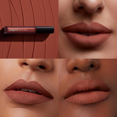 Pilgrim Liquid Matte Lipstick with Hyaluronic Acid & Spanish Squalane - 3g - Image 3