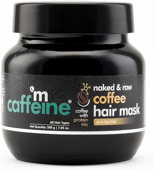 mCaffeine Naked & Raw Coffee Hair Mask - Hair Treatment - 200 gm