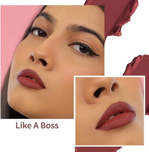 Nykaa So Creme! Creamy Matte Lipstick - Like a Boss, 3g - Image 5