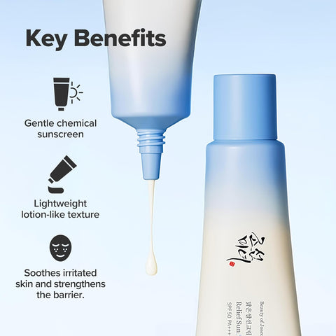 Beauty of Joseon Relief Sun Aqua-Fresh Sunscreen Rice + Panthenol SPF 50+ PA++++ Lightweight Daily UV Protector for Acne-Prone Sensitive Skin Korean skincare for Men and Women 50ml - Image 5