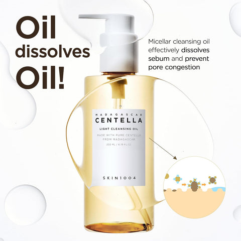 SKIN1004 Madagascar Centella Double Cleansing Duo (Centella Ampoule Foam + Centella Light Cleansing Oil) - Image 5