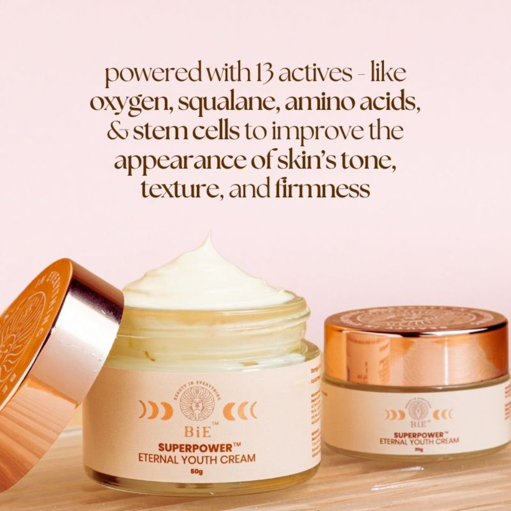 Bie Superpower Eternal Youth Face Moisturiser Cream - 20g - Image 3