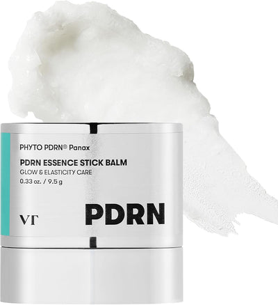 VT COSMETICS PDRN Essence Stick Balm | PDRN Collagen Multi Wrinkle Stick, All-in-One Eye & Neck Treatment, Glow Make Up Base & Face Treatment Balm