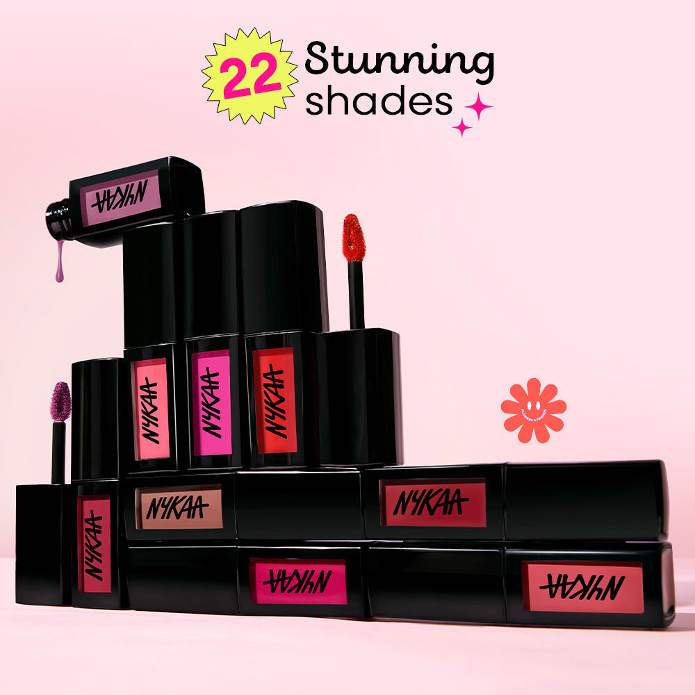 Nykaa Matte to Last Liquid Lipstick - Kashi 19, 5ml - Image 5