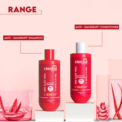 Clensta Red Aloe Vera Anti-Dandruff Shampoo, 250ml - Image 6