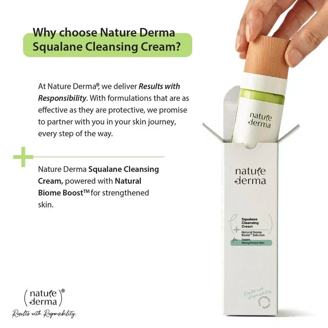 Nature Derma Squalane Cleansing Cream - 50ml