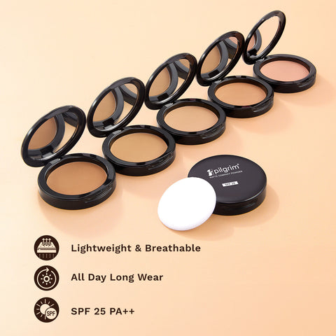 Pilgrim Compact Powder Entry Level Almond 7g