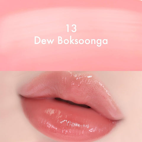 AMUSE Dew Tint (13 DEW BOKSOONGA) | 35% High-moisture Water Tint, Long-lasting, Vitamin E Acetate, Moisturizing, No Peel Off, Lip Treatment, Non Sticky, Lip Stain, Korean Vegan Beauty - Image 2