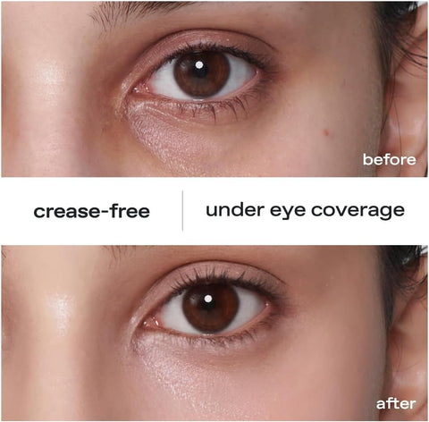 glow not dry concealer #light #rosysalmon, covers under-eye circles & blemishes, full-coverage, dual-color&use, melt-in texture, 10g - Image 2