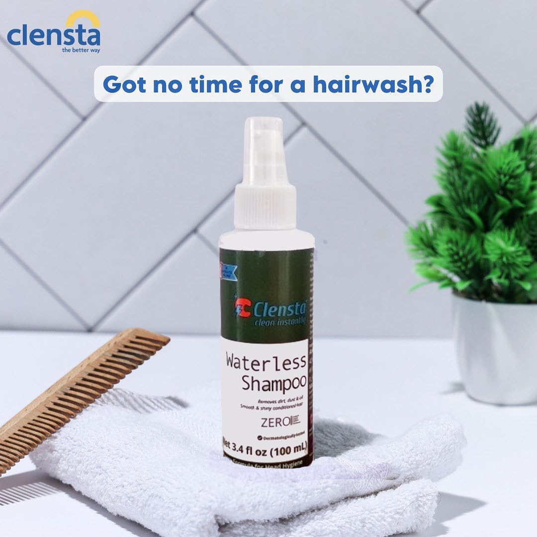 Clensta Waterless Shampoo - Convenient Usage - 100 ml - Image 3