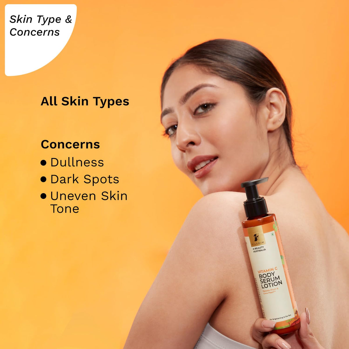 Pilgrim Vitamin C Body Serum Lotion - Australian, 150ml - Image 2