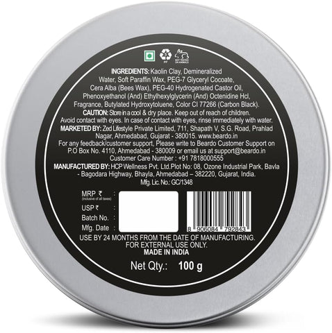 Beardo Strong Hold Clay Wax 100g