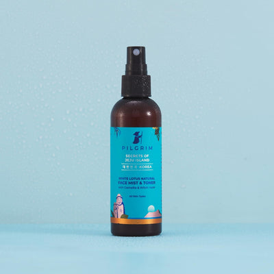 Pilgrim Korean Beauty White Lotus Face Mist & Toner - Alcohol-Free, 100ml - Image 2