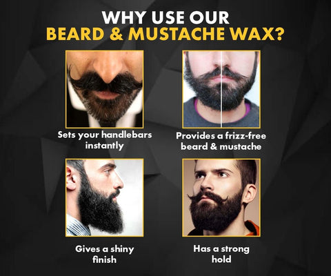 Urban Gabru Beard & Mustache Wax (50 gm) for Strong Hold