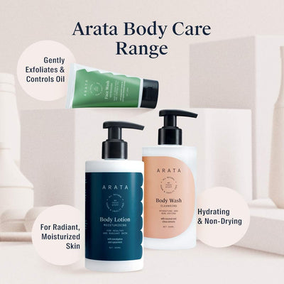 Arata Natural Moisturising Body Lotion with Shea & Cocoa Butters, 300ml - Image 6