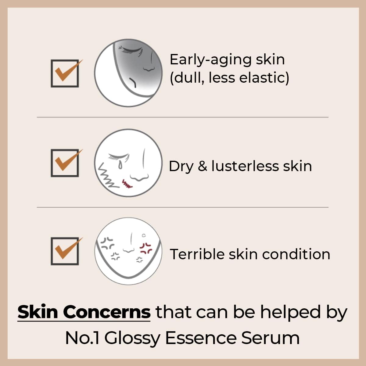 Numbuzin No.1 Glossy Essence Serum - Korean Face Serum with Antioxidants, Betaine & Centella Asiatica, 50ml - Image 3