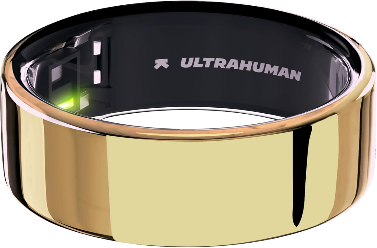خاتم ألترا هيومان (Ultrahuman) - اللون: Air Gold - المقاس: 07