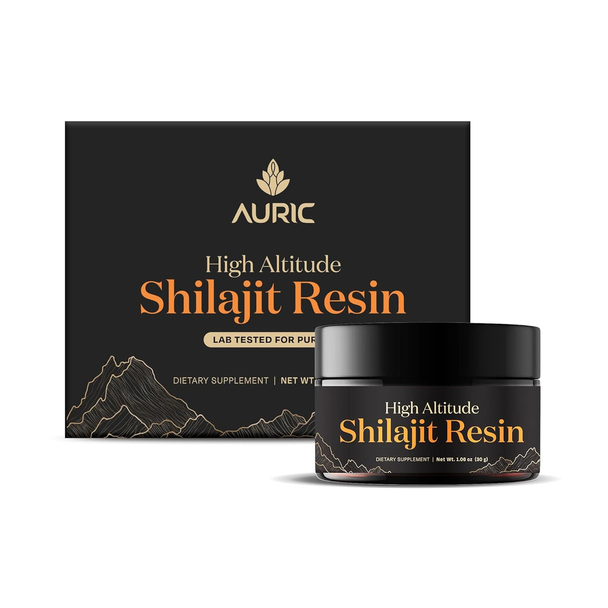 Auric High Altitude Shilajit Resin - Ayurvedic Supplement - 30g