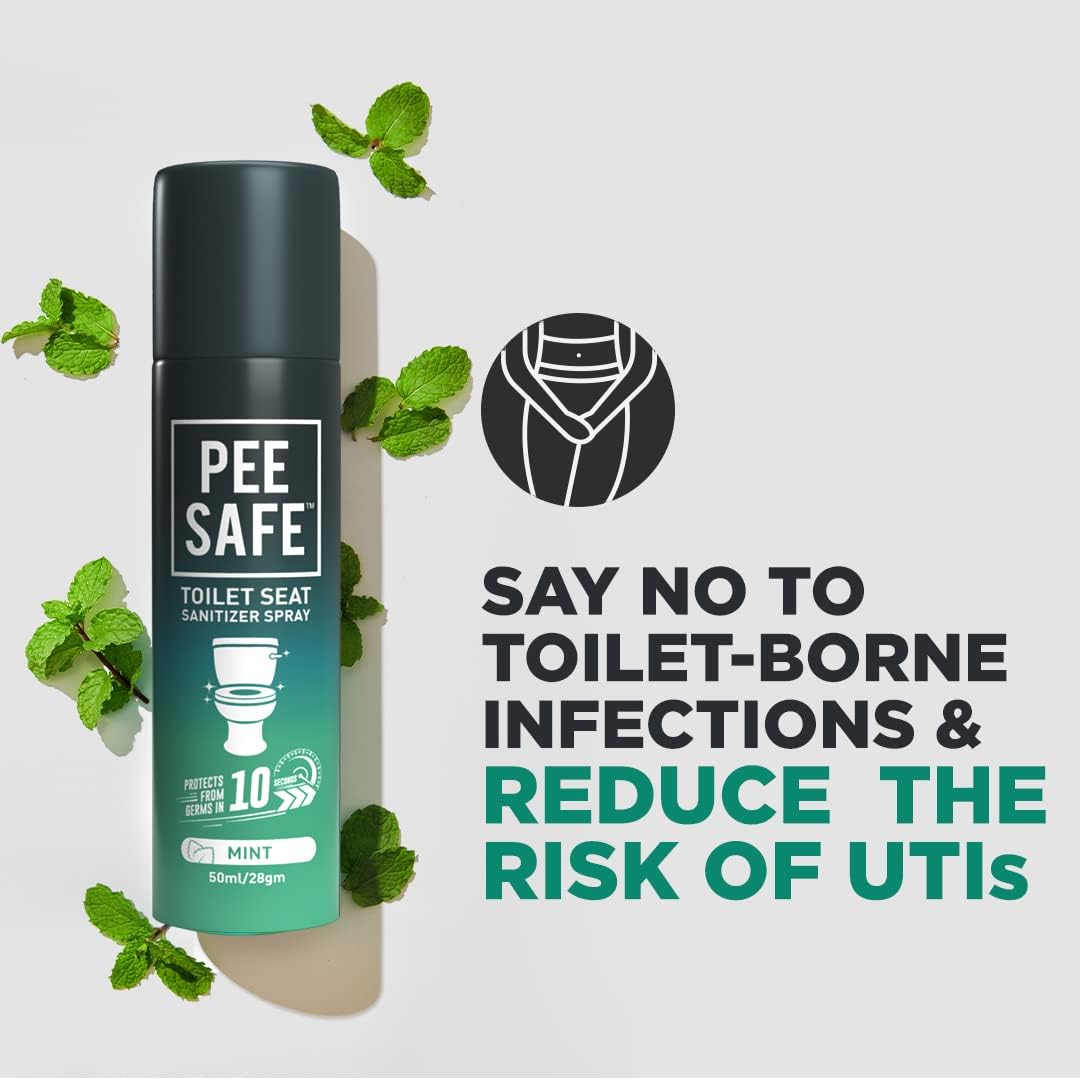 PEE SAFE Toilet Seat Sanitizer Spray Mint 75ml/42gm