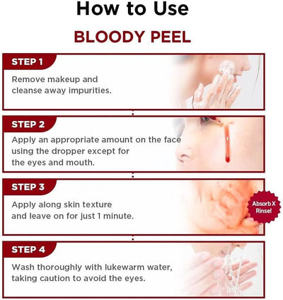 Skin1004 Zombie Beauty Bloody Peel - Exfoliating Mask, 29g - Image 6