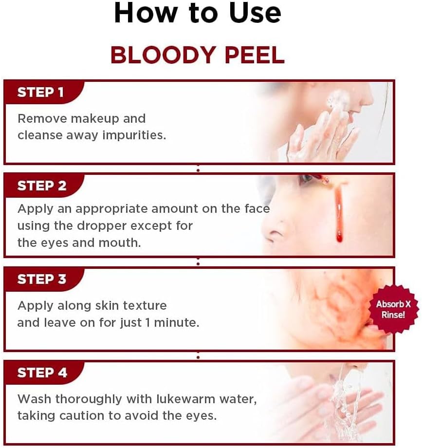 Skin1004 Zombie Beauty Bloody Peel - Exfoliating Mask, 29g - Image 6